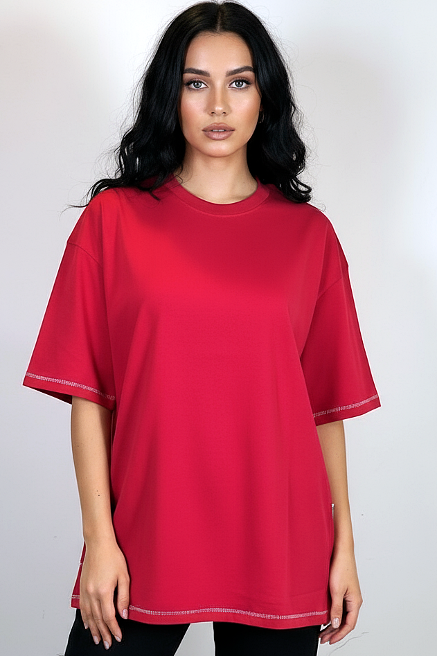 Pack of 3 Stitching Tee Mix - Red