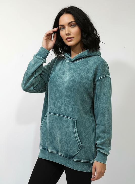 Oversized Washed Hoodie