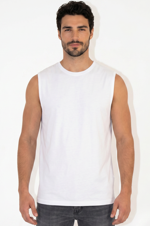 Pack of 3 Basic Tank Mix - White