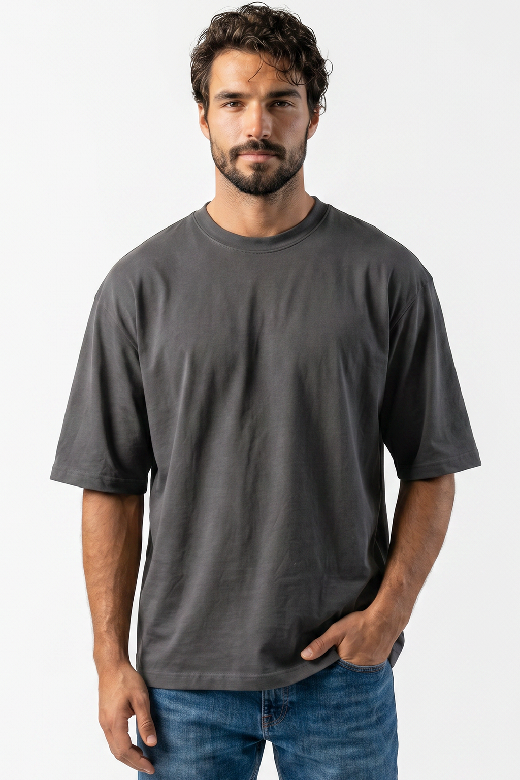 Pack of 3 Heavy Tee Mix - Dark Grey