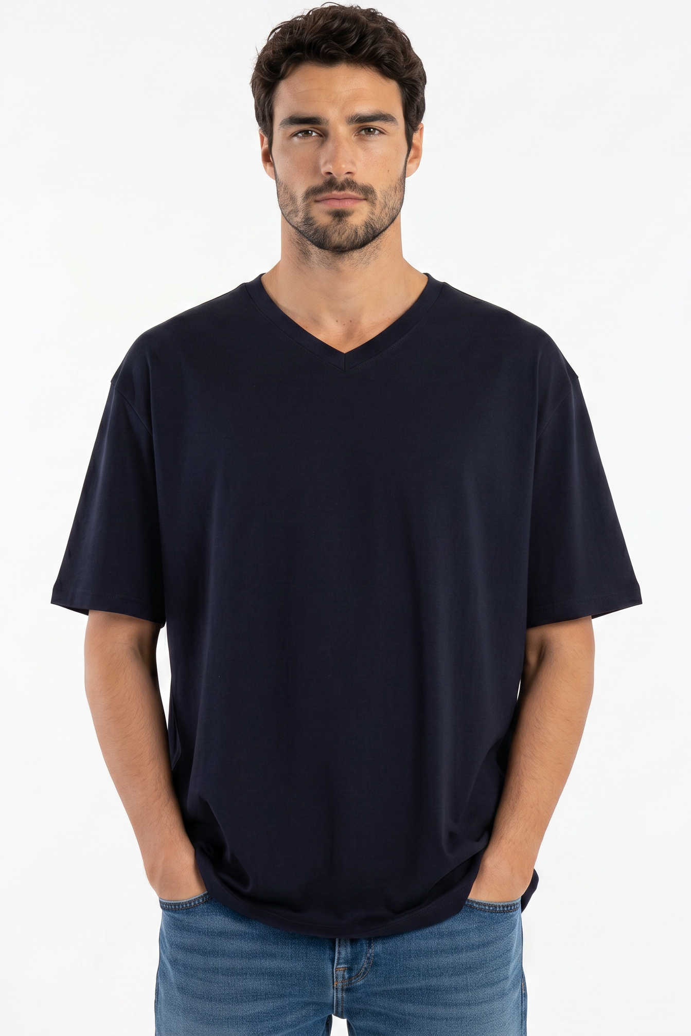 Pack of 3 V-neck Tee Mix - Black