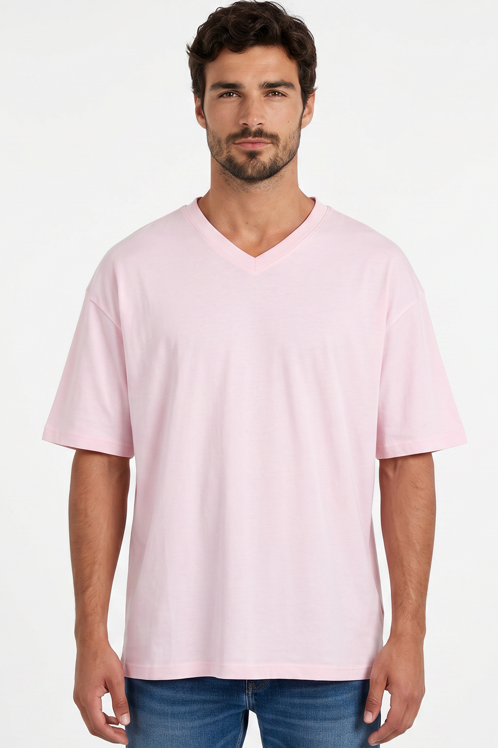 Pack of 3 V-neck Tee Mix - Pink