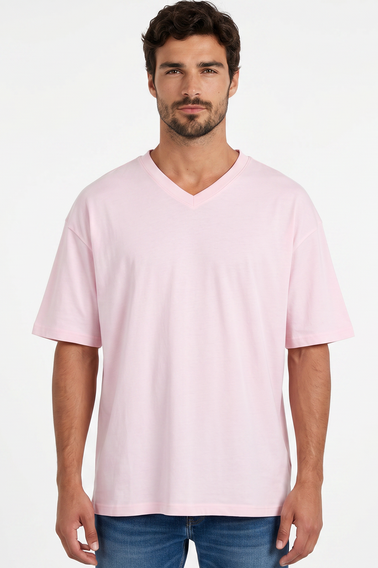 Pack of 3 V-neck Tee Mix - Pink