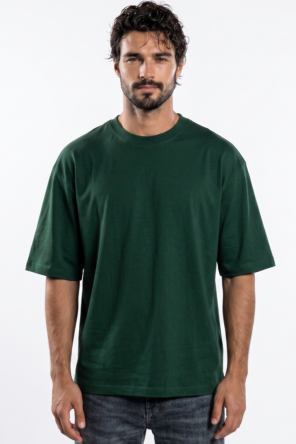 Pack of 3 Heavy Tee Mix - Forest Green