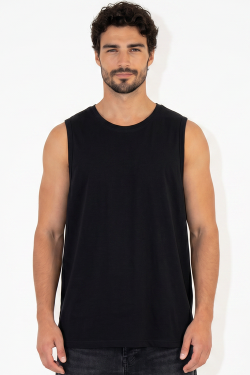 Pack of 3 Basic Tank Mix - Black