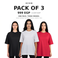 Pack of 3 Heavy Women Tee Mix hero
