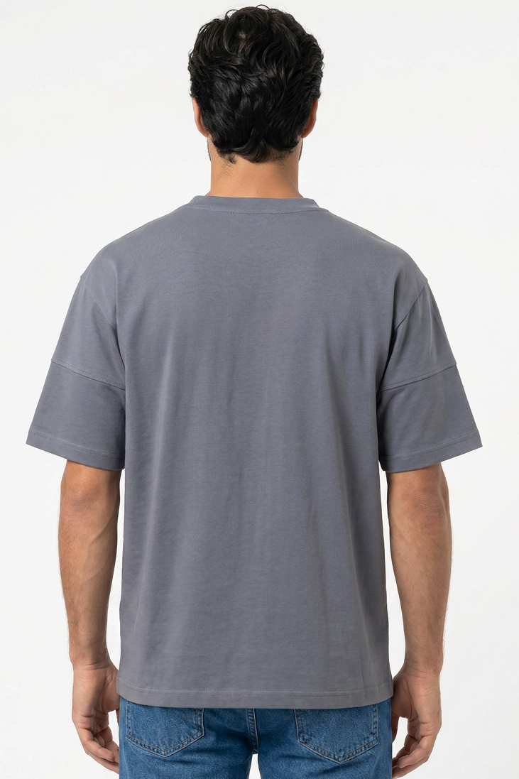 V-Neck Panelled Tee