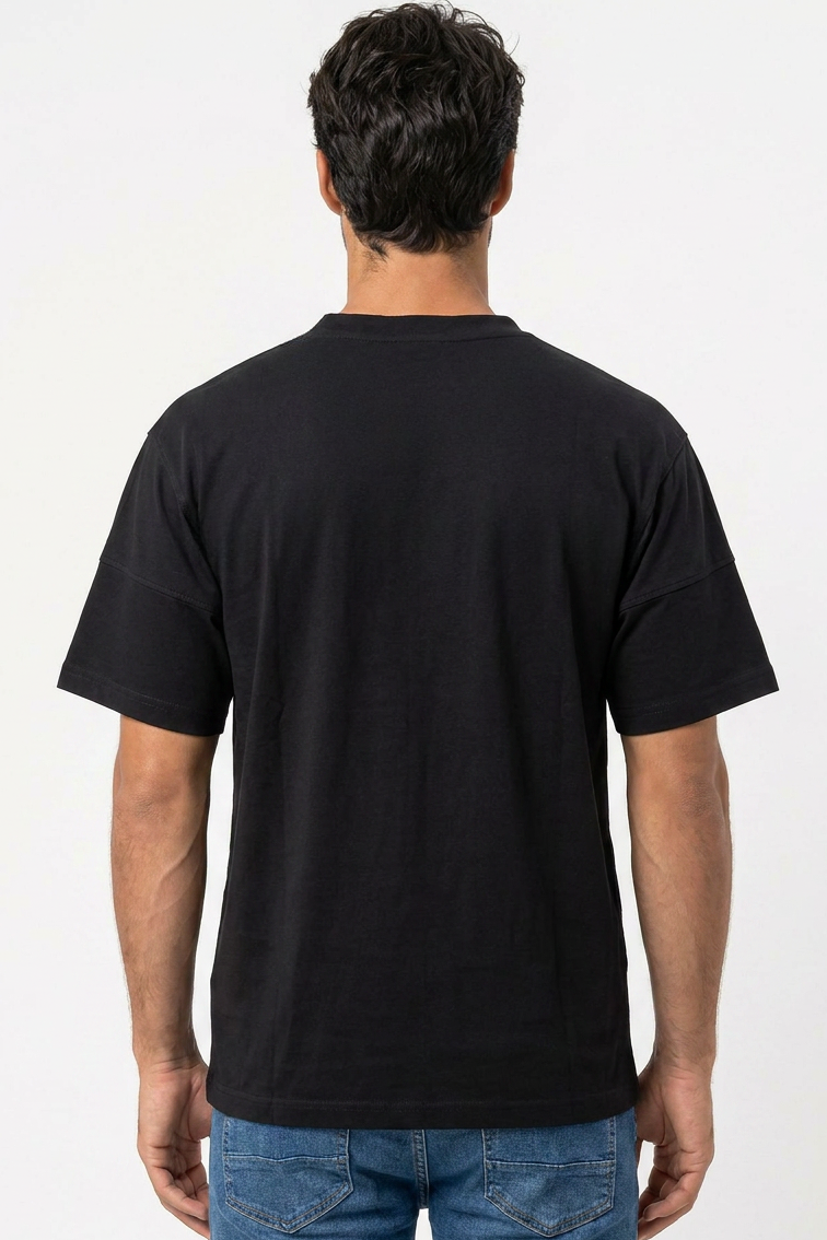 V-Neck Panelled Tee